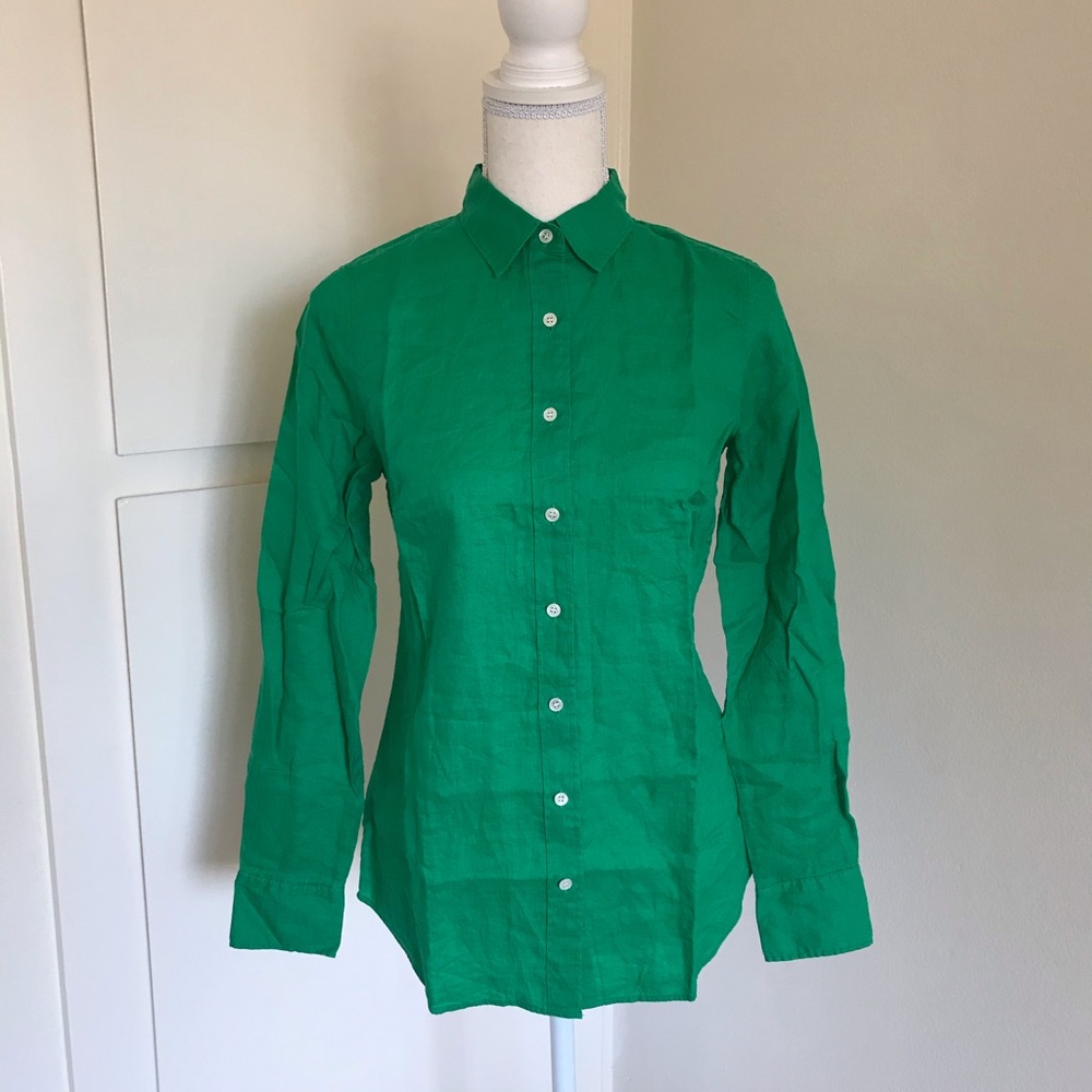 J.Crew linen button-down shirt